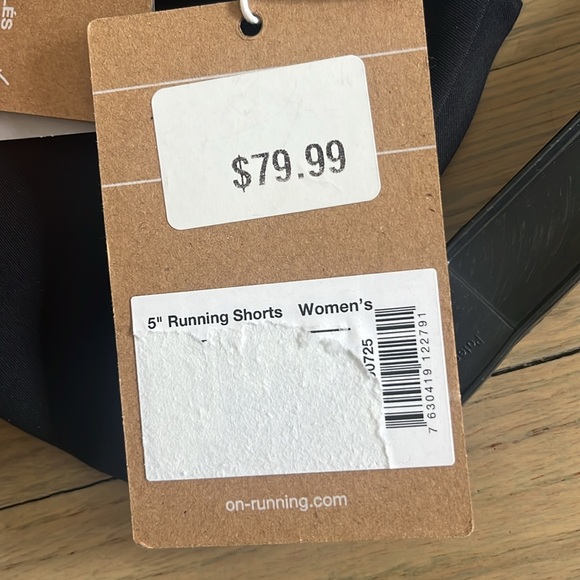 New!! On Running women's 5" shorts - Picture 6 of 7